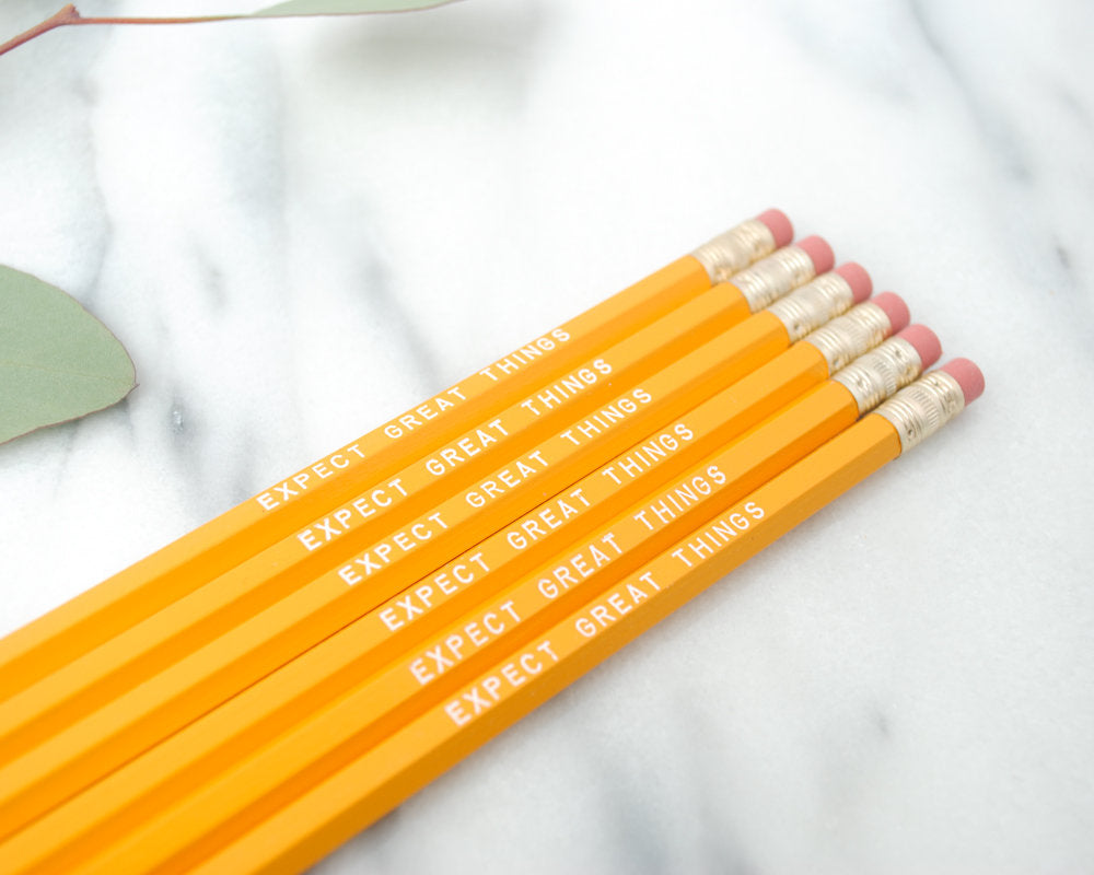 Expect Great Things Pencil Set