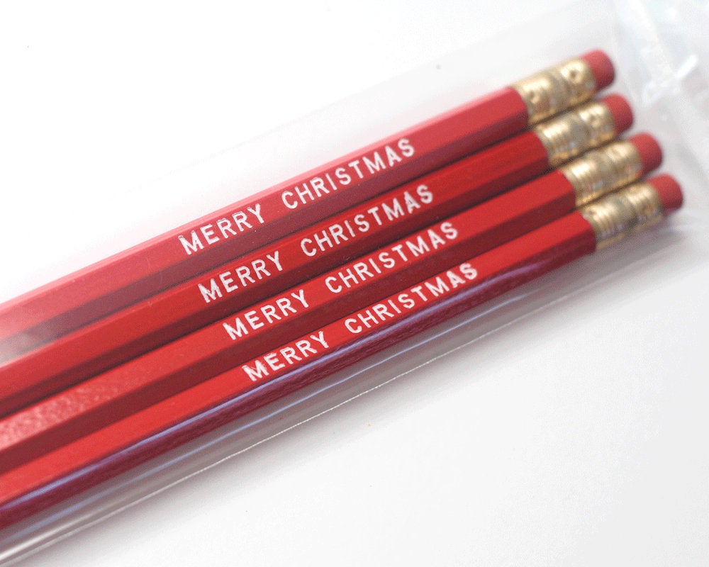 Merry Christmas Pencil Set